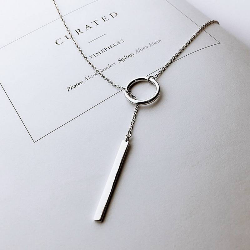 Minimalist Vintage Style Pendant Necklace Necklaces